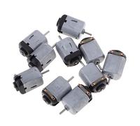 JIEYUZYUO 10Pcs Miniature Electric Motor 130 Micro Dc Motor 3V-6V 8000Rpm Four-Wheel Motor Small Diy Toys Hobbies Smart Car