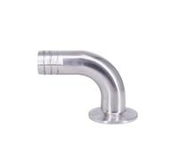 JIEYUZYUO 12.7 16 19 25 32 38-108Mm Hose Barb 1.5" 2" 2.5" 3" 4" Tri Clamp 90 Deg Elbow Sus 304 Sanitary Fitting Homebrew/19Mm Barb K50.5Mm/316