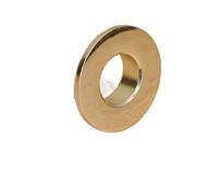 JIEYUZYUO 1Pc Bathroom Blackd Sink Hole Round Overflow Cover , Copper Basin Kitchen Insert Brass Six-Foot Chrome Plug Washbasin/Thickness 1.0Mm