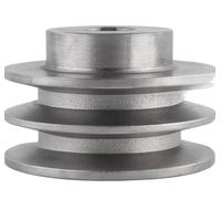 JIEYUZYUO 1Pcs Outer Diameter :90Mm Belt Pulley Double Groove 2A Head Iron Outer Motor Pulley Diesel Generator V-Belt Pulley/32Mm