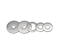 JIEYUZYUO 2~100Pcs Flat Washers M2-M24 316 A4 Stainless Steel/Color/M5*20 * 1.5Mm-10Pcs