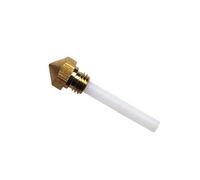 JIEYUZYUO 2 Pcs Replacement Nozzle with PTFE for Qidi Tech X-Max X-Plus X-Pro 3D Pritner Parts Distinctive/-Plus PTFE 45Mm