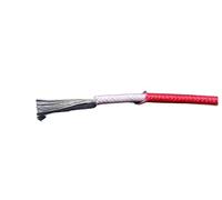 JIEYUZYUO 2M/5M High Temperature Resistant Silicwire 300°C Soft Copper Cable,Fiberglass Braided Insulated Warm Floor Heat Element Line/0.30Mm2 (22Awg)/5M