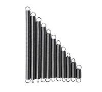 JIEYUZYUO 2Pc Wire 1.0Mm Outer Diameter 8Mm Dual Hook Long Expansion Tension Spring, Hardware Accessories 304 Stainless Length 60-150Mm/1 * 8 * 80Mm