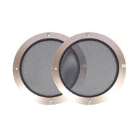 JIEYUZYUO 2Pcs for 2"/3"/5"/6.5"/8"/10" inch Grille Speakers Protective Cover Car Speakers Power Amplifier Decorative Circle/B 3Inch