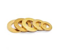 JIEYUZYUO 3/20/50/100Pcs Brass Flat Washer Shim Brass Gasket,M2 M2.5 M3/M4 M5 M6 M8 M10 M12 Pad Sheet Metal Collar/Color/M14*28 * 1.5 (5Pcs)