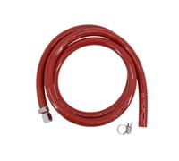 JIEYUZYUO 4'(1.2M) Red Gas Line Assembly Ball Lock 5/16"(8Mm) Id Vinyl Tubekinking Non-Toxic Odorless Draft Beer Dispensing Hose/No Qd