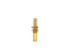 JIEYUZYUO 4Mm 6Mm 8Mm 10Mm 12Mm 14Mm 16Mm-25Mm Hose Barb Bulkhead Brass Barbed Tube Pipe Fitting Coupler Connector Adapter/19Mm Od/1Pc