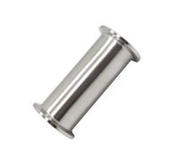 JIEYUZYUO 5” 2” Tri Clamp Sanitary Spool Tube Ss 304 Pipe Fittings for Distillation Od19 25 32 38 51Mm Length 100Mm/51Mm/Tc 64Mm