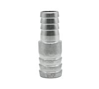 JIEYUZYUO 6 8 10 12 13 14 15 16 18 19 20-60Mm Hose Barbed Reducing Straight Connector Pipe Fitting Ss 304 Water Air Fuel/Color/18Mm-22Mm