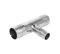 JIEYUZYUO 6 8 10 12 14 16 19 20 25 32 38-51Mm Hose Barb Reducer Tee 3 Ways Splitter Ss 304 Hosetail Connector Coupler Fitting/Hose Barb/20-6-20Mm