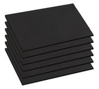 JIEYUZYUO 6Pcs PVC Foam Sheets Sound-Absornoise Spfoam Craft Eva Sheets Handmade Model Making Material, 300X400Mm Thickn 2.8Mm/4.5Mm/Black/Thickness4.5Mm