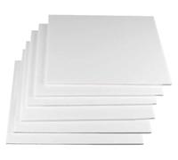 JIEYUZYUO 6Pcs PVC Foam Sheets Sound-Absornoise Spfoam Craft Eva Sheets Handmade Model Making Material, 300X400Mm Thickn 2.8Mm/4.5Mm/White/Thickness4.5Mm