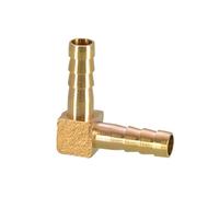 JIEYUZYUO Fittings Connector Copper Pagoda Air Fuel Water Tube Brass Barb Pipe Fitting Barbed Joint Coupler Adapter for 1Pc 6Mm 8 10 12Mm/Elbow/Od 10 Mm