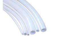 JIEYUZYUO Flexiable Rubber White PTFE Soft Hose Tube Pipe 1Mm-18Mm Id Drain Elastic/Color/6 * 10Mm 1M