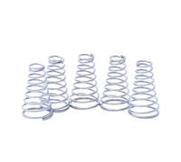 JIEYUZYUO Metal Springs 10Pcs Tower Springs Conical Creturn Spss 304 Taper Pressure Compression Spwire Dia 0.3/0.4/0.5/0.6/0.7/0.8Mm Metal Springs/Color/10Pcs 0.8 * 12-20 * 30Mm