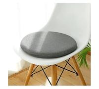 JIEYUZYUO Round Memory Foam Round Seat Cushion Pillow,Slip Soft Seat Pad/Comfortable Chair Pad Withhine Washable Cover/K Grey/40 * 40Cm