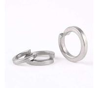 JIEYUZYUO Spwashers Single Coil 10Pcs-50Pcs A4 316 Marine Grade Stainless Steel Washer M2 M2.5 M3/M4 M5 M6 M8 M14/50Pcs/M2.5