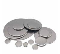 JIEYUZYUO Ss 304 Round Sheet Circular Plate Disc Round Spacer Disk Sheet Dia 6Mm-80Mm,Thick 1/1.1/1.3/1.8/2.7Mm/Thickness 1.8Mm/22Mm-5Pcs