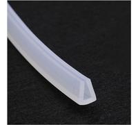 JIEYUZYUO U-Shaped Transparent Rubber Sealing Strip Trim Seal U-Seal Channel Edge Protector Sheet Length 5M/Color/8Mm*10Mm