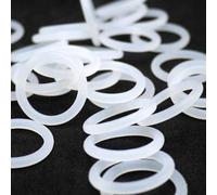 JIEYUZYUO White Silicgasket Cs 2Mm Od 5~32Mm,10Pcs Waterproof Washer Rubber Silicgasket O-Rubber/10Pcs/Od 12Mm
