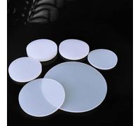 JIEYUZYUO White Silicrubber Round Sheet Solid Seal O Gaskets Pad Diameter 5-150Mm,Thick 1/1.5/2/3/4/5/6/8Mm/6Mm/80Mm