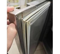 JIEZM Universal Door Seal Set Magnetic Seal Rubber Seal for Clamping in the Fridge,Grey