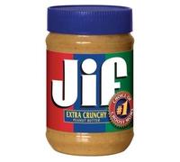 JIF Peanut Butter Extra Crunchy 16oz 454g American Peanut Butter JAR
