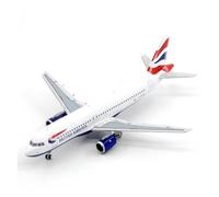 JIFEICHUAN Decorated airplane models 1/400 For British Airways A320 Die-cast Alloy Aircraft Model Suitable For Decoration Party Gifts