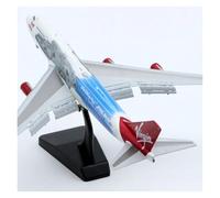 JIFEICHUAN Decorated airplane models 1:400 For Virgin Atlantic Boeing B747-400 Die-cast Alloy Aircraft Model Commemorative Gifts