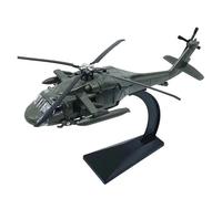 JIFEICHUAN Decorated airplane models 1/72 For American UH-60 Black Hawk Helicopter Die-cast Alloy Aircraft Model Collection Commemoration