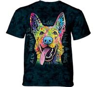JIFENLI Unisex 3D Print t-Shirts Creative Animal Dog Men Short Sleeve T-Shirt Hip Hop Harajuku O Collar Loose Casual Print Top Clothing