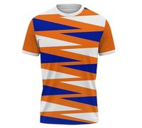 JIFENLI Unisex 3D Print t-Shirts Lightning T Shirt for Men Badminton Tennis Series Quick Drying 3D Print Sweatshirt Sportswear Comfortabletee O-Neck Short Sleeve