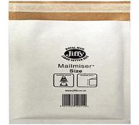 Jiffy Airkraft Lightweight Postal Bag for A7 Box of 150 - Size 000, White, 90 x 145mm