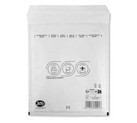 Jiffy Bubble Mailers Bag Padded Envelopes - Bubble Lined Wrap Polymailer Bags - Jiffy Ocean Green Uncoated White (100, 240 x 275)