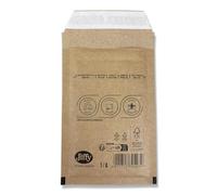 Jiffy Bubble Mailers Bag Padded Envelopes - Bubble Lined Wrap Polymailer Bags - Jiffy Ocean Green Uncoated Brown (200, 120x175)
