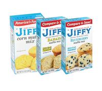 Jiffy Muffin Mix Trio Pack | Corn, Banana & Blueberry | 3 Pack