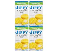 Jiffy Vegetarian Corn Muffin Mix, 8.5 oz (Pack of 4)