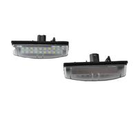 Jifuphav Car Number Plate Light Licence 1 Set LED License Plate Lights For Echo For Prius For LEXUS Is200 Is300 1999-2005