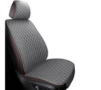 Jifuphav Car Seat Protectors Universal Flax Car Seat Cover Front Rear Cushion Comfortable Breathable Protector Mat Four Season Pad Car Seat Cover(GRAY)