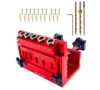 Jig for Hidden Hole Assemblies, Carpentry Guides for Angular Assemblies - Aluminum Alloy Positioning Fixer Ideal for Carpentry, Home Projects, Beginners and