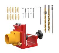 Jig for Pocket Holes | Drill Hole Guide with Jig Bag for Carpentry | Angle Drilling Locator with Dust Collecting - For Carpentry Cabinet Desk Cabinet Installation