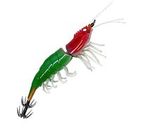 Jig for Squid, Artificial Baits in the Shape of Shrimp | Squid Lures - Men Fathers Husbands Outdoor Lake River Edge Shallow Water Fresh Water
