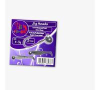 Jig Heads size 4 2g-6g SHARP Hooks Pike Drop Shot Perch Fishing Tackle Soft Lure (V02-6pcs size 4-2g [1/16oz] Big Fish Jig Heads)