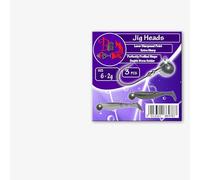 Jig Heads size 6 2g-4g SHARP Hooks Pike Drop Shot Perch Fishing Tackle (V01-3pcs size 6-2g [1/16oz] Big Fish Jig Heads)