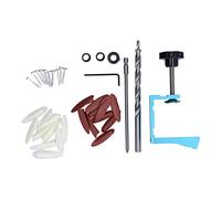 Jig Pocket Screw Hole Kit, 15° Oblique Hole Locator Aluminum Alloy Woodworking Accessory Blue - Precise Pocket Hole Drilling, Multifunctional Fixture for DIY and Professional