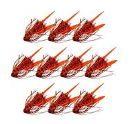 Jig Skirts, Set of 10 Soft Lure Skirts, Fishing Equipment for Survival at Sea, Perfect for Young Friends, Family and Outdoor Activities such as