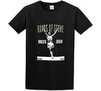 jigang Roberto Duran Hands of Stone Boxing Legend T-Shirt Funny Top Graphic Tee for Men Black L