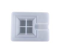 JIgeren Baking Pan Cigar Ashtray Epoxy Resin Mold Handmade Ash Tray Silicone Mould DIY Crafts Mold Transparent 1