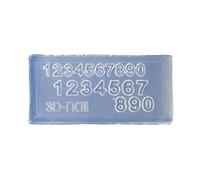 JIgeren Baking Pan Mini Letter Numbers 3D Nail Art Decorations Epoxy Mold Silicone Mould Transparent 11